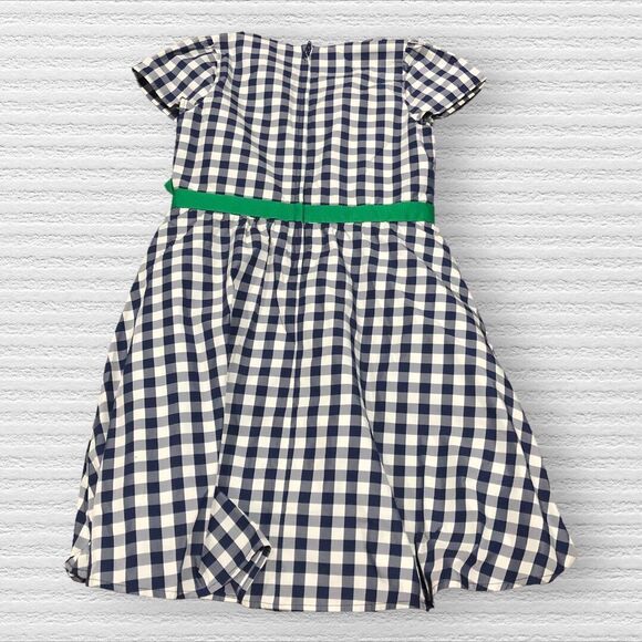 Classic Prep Ann Dress Midnight Gingham Taffeta Girls Size 8 NWT - Picture 4 of 4
